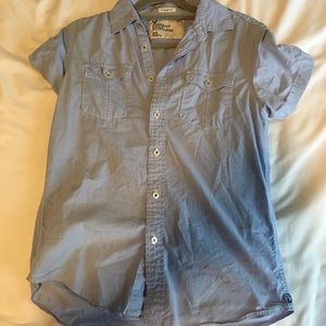 American Eagle short sleeve button up